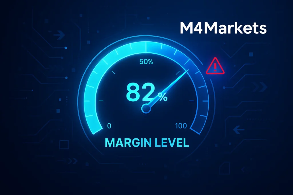 مؤشر رقمي مستقبلي يوضح مستويات الهامش الآمنة والحرجة لتأكيد أهميتها في التداول.