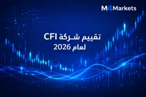 تقييم شركة CFI لعام 2026 يوضح ظروف التداول والرسوم البيانية المتقدمة في بيئة مالية رقمية حديثة.