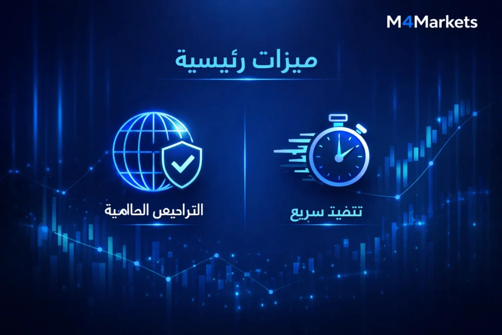 نظرة عامة سريعة على الميزات التقنية الرئيسية والسرعة في تنفيذ الصفقات.