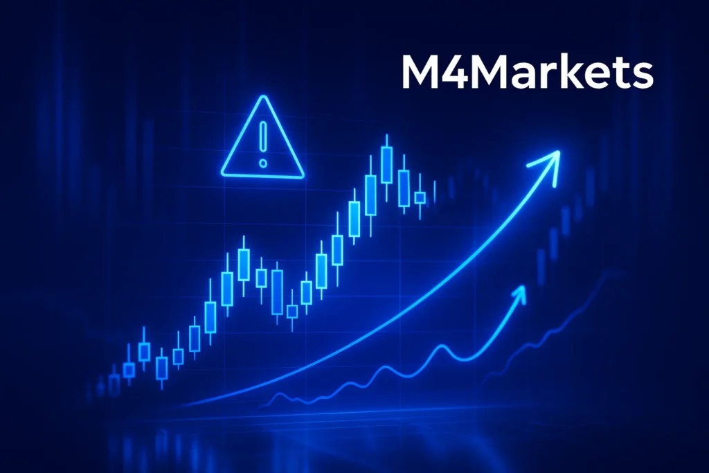 레버리지 트레이딩의 정의, 위험 및 사용을 나타내는 미래 지향적인 금융 테마 이미지입니다