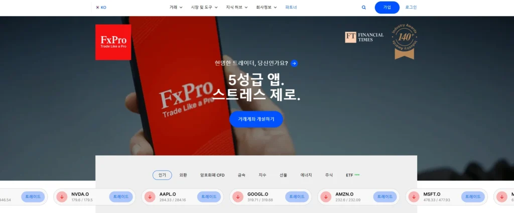 FxPro의 초고속 주문 체결(50ms 이내)을 보여주는 동적인 거래 플랫폼 화면. 투명한 실행 속도 강조.