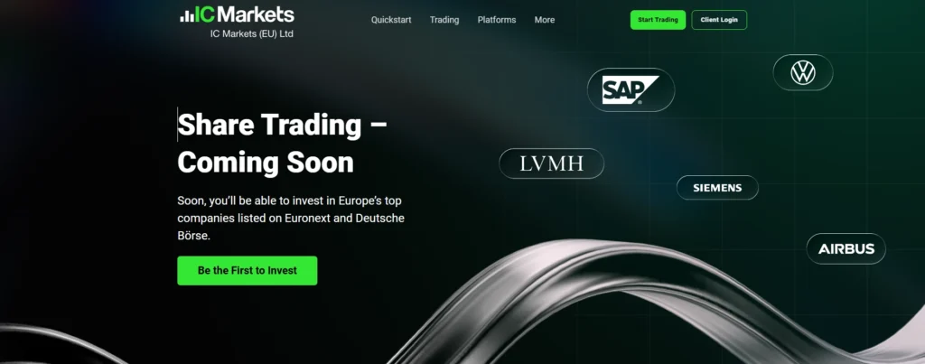 IC Markets 브로커의 투명한 ECN 거래 환경을 나타내는 이미지. 낮은 스프레드와 네트워크 연결성이 강조됨.