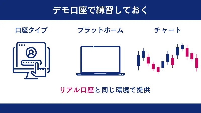 FX初心者はデモ口座で練習をすることが大切
